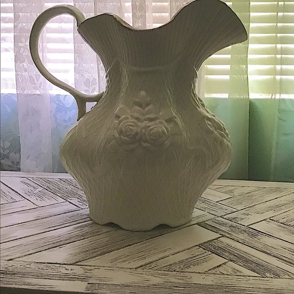 Vintage Porcelain Victorian Pitcher & Server - Picture 13 of 15